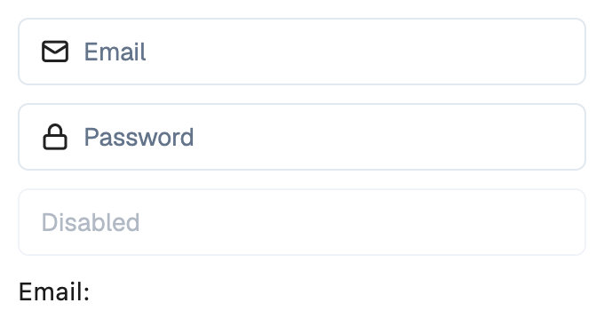 input